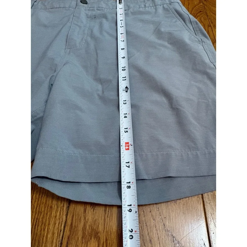 Faherty All Day Shorts Mens 38 Light Blue Grey Performance Quick Dry 7